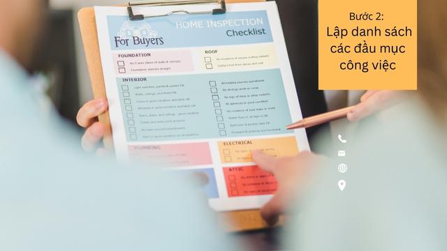 Bước 2. Lên các đầu mục cụ thể Bước 2. Lên các đầu mục cụ thể