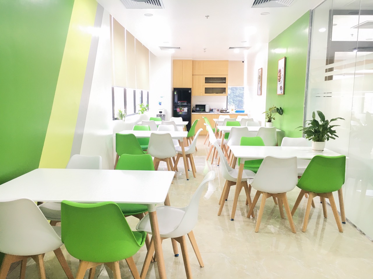 Bố trí văn phòng cần thêm tiện ích chung